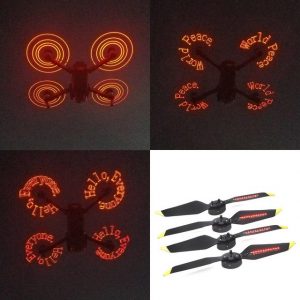 2 pares de H lices LED Flash Word programables para DJI Mavic Pro Platinum Jul4.jpg 640x640