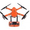 Pegatinas gráficas de carbono tench de 7 colores para DJI MAVIC PRO Calcomanías de piel de color para el cuerpo del dron naranja