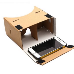 DIY Google Cardboard Virtual reality 3D glasses for mobile phone with NFC 3D movies games Free