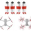 dji mavic air 2 propellers helices 7238F 4pcs blanc rouge