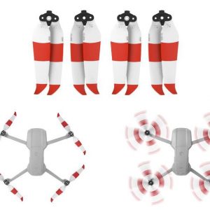 dji mavic air 2 propellers 7238F propellers 4pcs white red