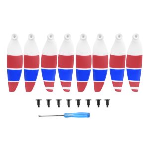 dji mavic mini helices blanc rouge bleu