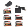 eachine e010 e011 e012 e01 furibee f36 battery batterie charger 260mah 5pcs
