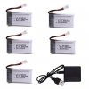 syma X5C X5C 1 X5 X5SC X5SW M68 K60 HQ 905 CX30 battery battery 650mah charger 5pcs