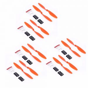 12 Propellers 10x4.5 1045 1045R for DJI F450 F550 Motor A2212 kv1000 ORANGE