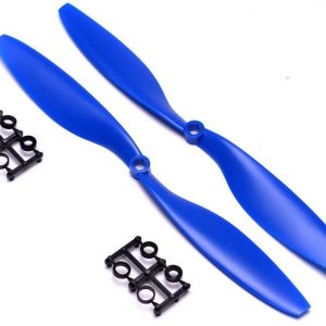 2 Propellers 1045 1045R 10x4.5 CW Clockwise CCW Counter Clockwise for DJI F450 500 F550 BLUE