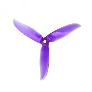 Paires D’hélices 5 Pouces – 3 Pales CCW/CW, 4,9x3,3x3, Gris, PC, Pour Drone FPV, Silencieux, équilibrées, Montage Facile