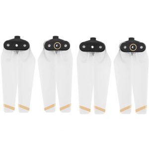 4 Helices 4730F Pliables Montage Rapide CW Clockwise CCW Counter Clockwise pour DJI Spark BLANC TRANSPARENT