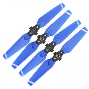 4 eliche 4730F pieghevole montaggio rapido CW in senso orario CCW in senso antiorario per DJI Spark BLUE