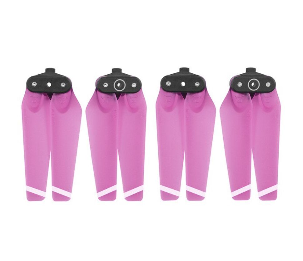 4 hélices plegables 4730F Montaje rápido CW en sentido horario CCW en sentido antihorario para DJI Spark PINK TRANSPARENTE
