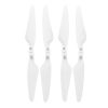 4 Helices Pliables Montage Rapide pour Hubsan H117S Zino BLANC