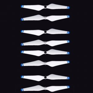 8 Helices 9450 CW Clockwise CCW Counter Clockwise Verrouillage Auto pour DJI Phantom 2 3 BLANC BLEU