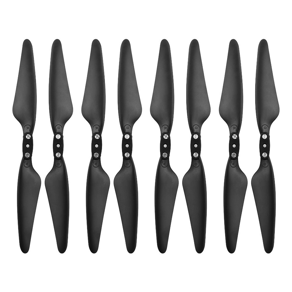 8 Hélices Pliables F11 Pour Drone - Compatible SJRC F11, RUKO F11GIM, DEERC DE22, Contixo F24/F35 - Lot Avec Vis Et Tournevis