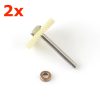 Engrenage Moteur avec Arbre et Roulement E520 04 pour Eachine E520 E520S 2pcs