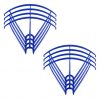 8 Telai protettivi per eliche 2 set per Syma X5 X5C X5C 1 X5SC X5SW BLU