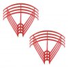 8 Telai di protezione dell'elica 2 set per Syma X5 X5C X5C 1 X5SC X5SW ROSSO