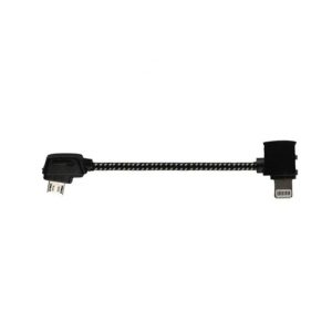 Cable Data Telecommande Souple en Nylon pour DJI Mavic Pro Platinum Air Mini 2 Pro Zoom IPHONE IOS 9.3CM