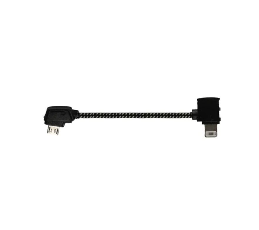 Cable de datos de control remoto de nailon suave para DJI Mavic Pro Platinum Air Mini 2 Pro Zoom IPHONE IOS 9.3CM
