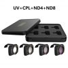 Ensemble Filtres Lentille Objectif Caméra UV CPL ND4 ND8 pour DJI Mavic Mini 2