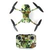 Waterproof PVC Drone Remote Control Protective Stickers Kit for Mavic Mini 2 3D CAMOUFLAGE
