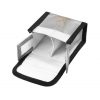 Heat Resistant Explosion Protection Luggage Bag for DJI FPV Combo Goggles V2 SILVER SIZE M for 2 Batteries
