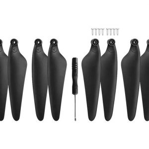 4 Paires d Helices Pliables avec Vis pour Hubsan ZINO Pro 2