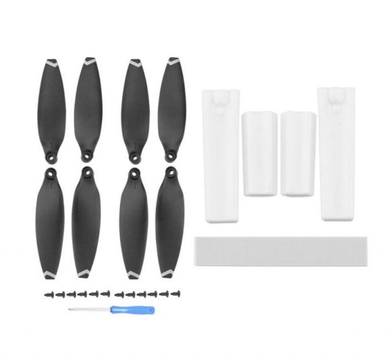 Hélices Drone FIMI X8 MINI – Lot De 8 Pales – Blanche – Faible Bruit, équilibrage Dynamique – Avec Vis Et Tournevis