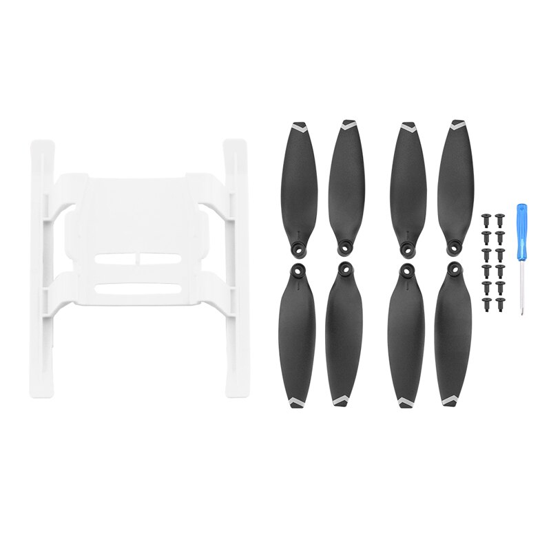 Set di estensione del piede del carrello di atterraggio Montaggio rapido e 4 eliche per FIMI X8 Mini - immagine 2