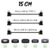 cable data 15cm telecommande mavic mini pro 2 air spark 1
