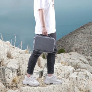 Bolsa protectora de almacenamiento y transporte para la cámara deportiva DJI Action 2 gris 1