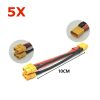 5pcs Parallel Y Cable XT60 Male Female Connector for Drone Battery 1M2F