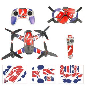 Stickers Protecteurs Waterproof Complets pour Drone DJI FPV Lunettes Goggles V2 4