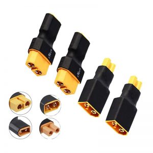 4 Adapteurs Convertisseurs Connecteurs XT60 Male vers XT30 Femelle XT60 Femelle vers XT30 Male pour Batteries Drones