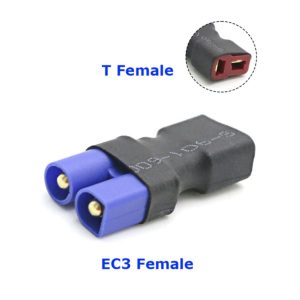 Adaptateur Convertisseur Connecteurs T Femelle vers EC3 Femelle Batterie Lipo Drones DIY