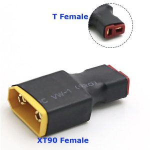 Adaptateur Convertisseur Connecteurs T Femelle vers XT90 Femelle Batterie Lipo Drones DIY