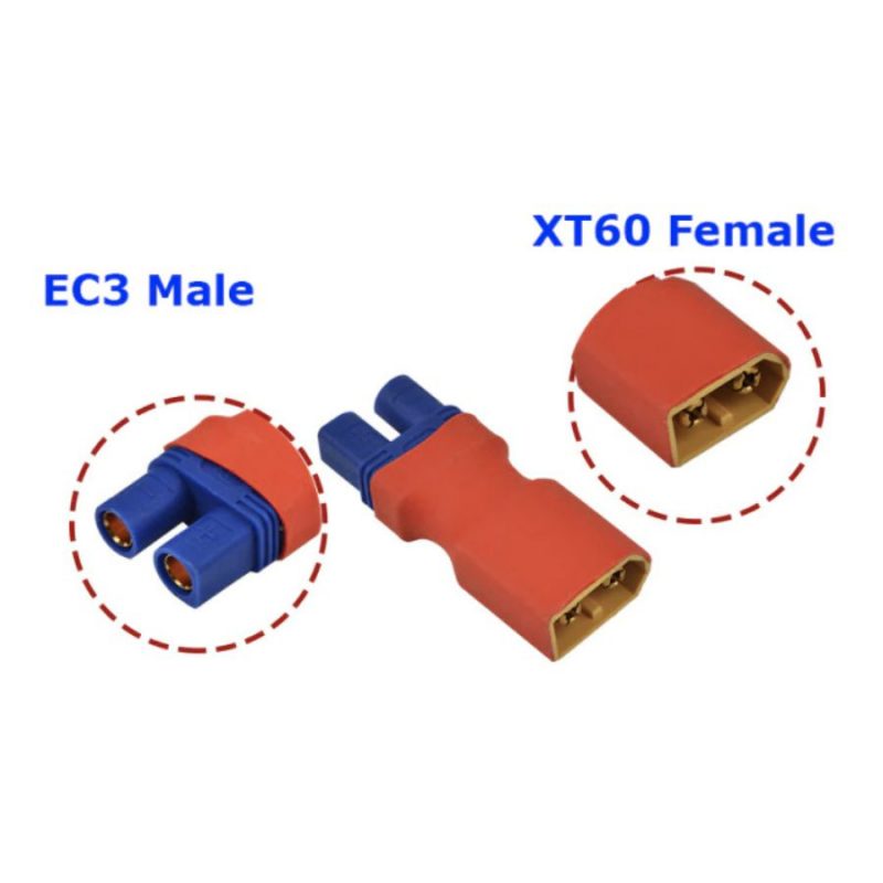 Lot De 6 Connecteurs XT60 Femelle/mâle – Câbles Silicone 12 AWG Pour Drone, RC Lipo Et Voiture – Haute Résistance, Courant Continu 55A