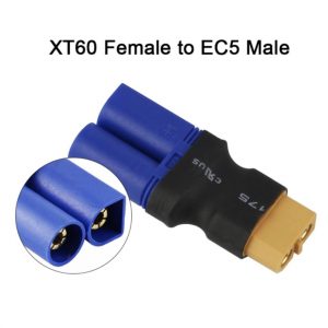 Convertitore adattatore Connettori XT60 femmina a EC5 maschio Batteria Lipo Droni fai da te