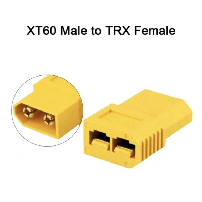 Adapter Converter Connectors XT60 Male to TRX Female for Lipo Batteries