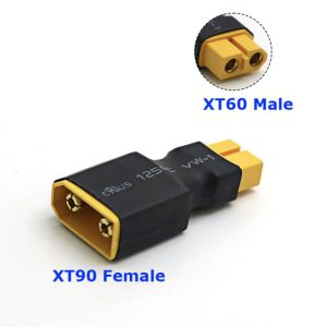 Convertitore adattatore Connettori XT60 maschio a XT90 femmina Lipo batteria droni fai da te