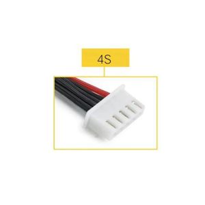 Set de 5 Cables con Conector JST XH 100mm 22AWG para Drones 4S img2