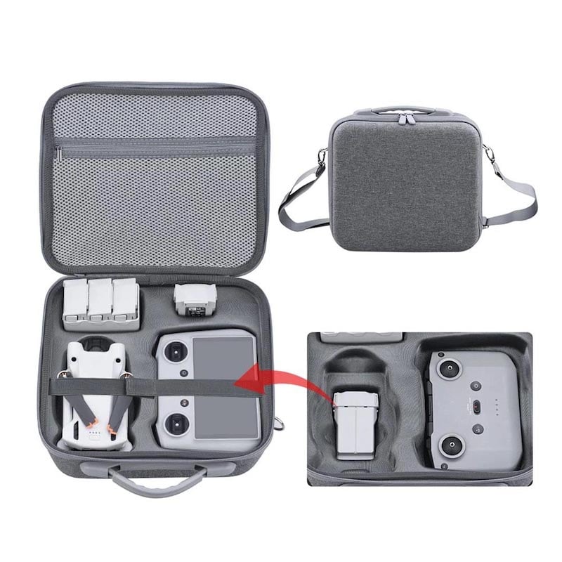 Sac à bandoulière pour DJI Mini 3 Pro/Mini 2, sac de rangement de voyage,  sacoche de transport pour accessoires de Drone DJI Mavic Mini 2/Mini 3