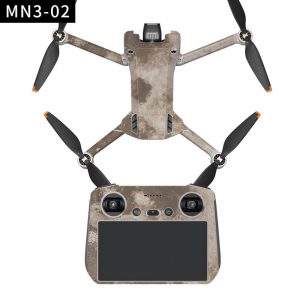 Adesivi Decalcomanie Protezioni complete per DJI Mini 3 Pro Drone con telecomando DJI RC desert camo