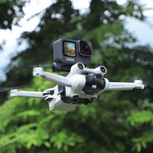 Tornillo adaptador 1 4 GoPro Insta360 Drone Soporte de cámara de acción DJI Mini 3 Pro Drone 2