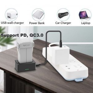 Chargeur Batterie USB QC3.0 Rapide drone DJI Mini 3 Pro 3