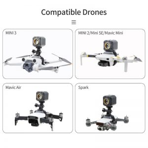 Proiettore LED Lampada Adattatore Vite 1 4 droni DJI Mini Spark Mavic Pro Air 3