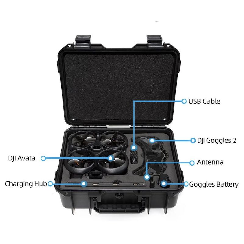 Funda impermeable para drones DJI Avata 3 a prueba de explosiones