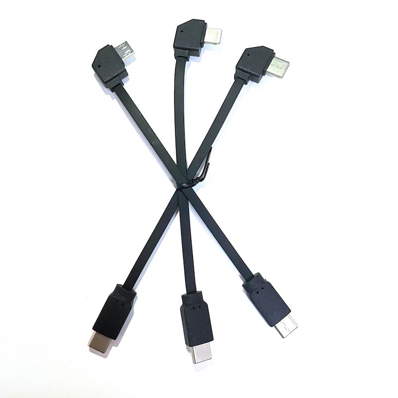 3er-Set Original iOS Micro-USB Type-C Datenkabel für FIMI X8 Mini Drohne – Bild 2