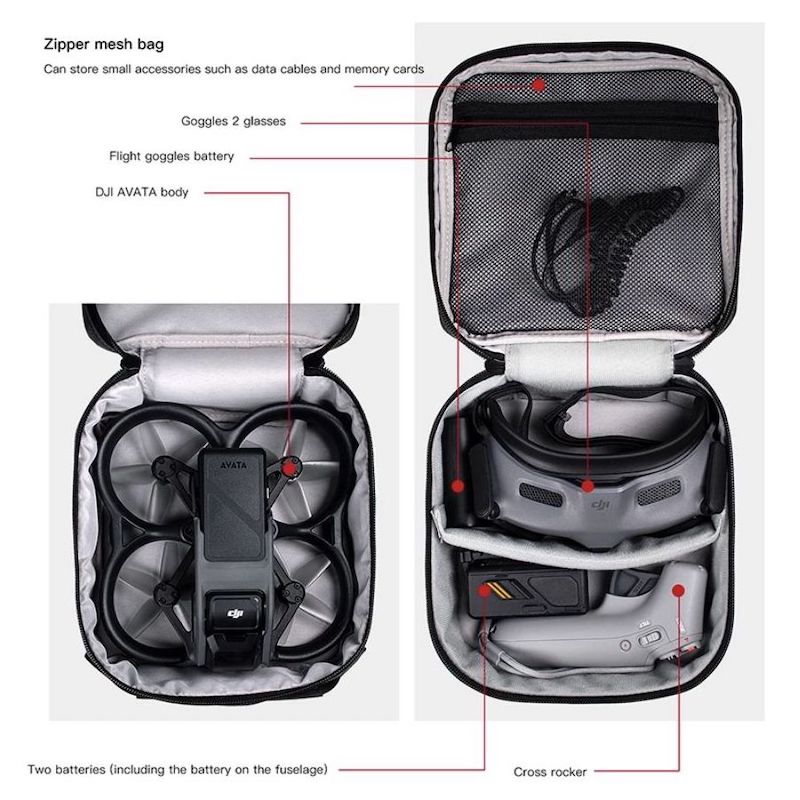 Borsa per il trasporto e la conservazione del cubo per il drone DJI Avata - immagine 5