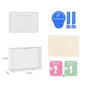 Pack of 5 Tempered Glass Camera Lens Protectors & Obstacle Detectors for DJI Mini 3 Pro UAV - Image 3