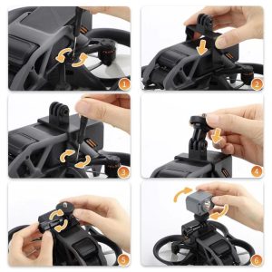 Spotlight with 1/4" Screw Adapter Bracket for DJI Avata UAV - Image 3